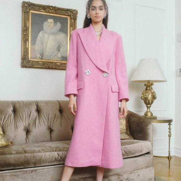 nana jacqueline Jackets & Blazers - Nana Jacqueline Gabriella Coat in Pink size S